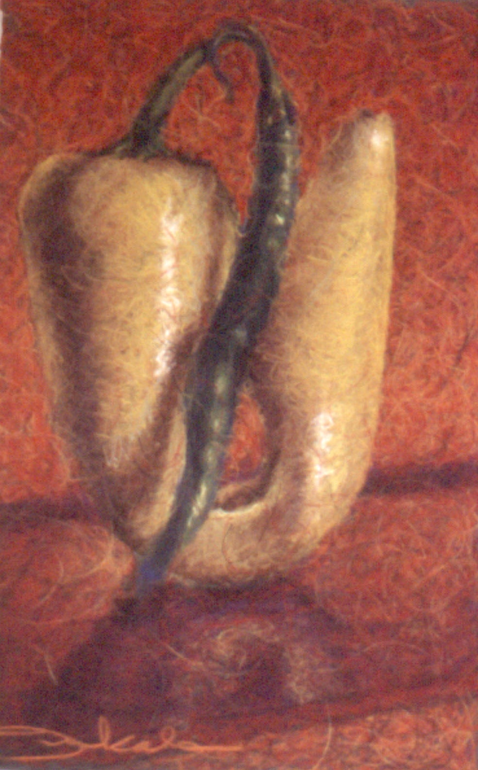 Cuddling Peppers — Jean Junkala